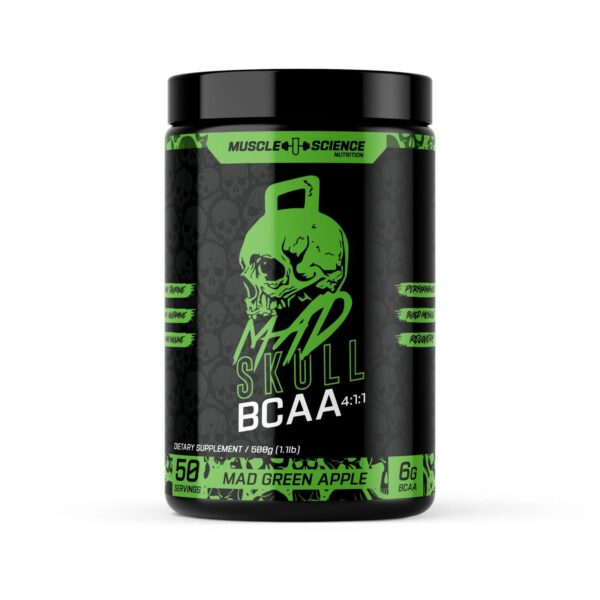 MAD SKULL BCAA 4:1:1 50 Servis Yeşil Elma Aromalı