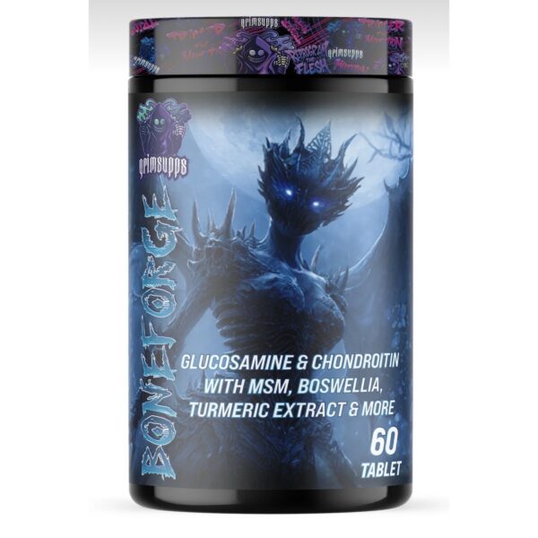 Grimsupps Boneforge Glucosamine, Chondroitin, Msm, Boswella, Turmeric Extract